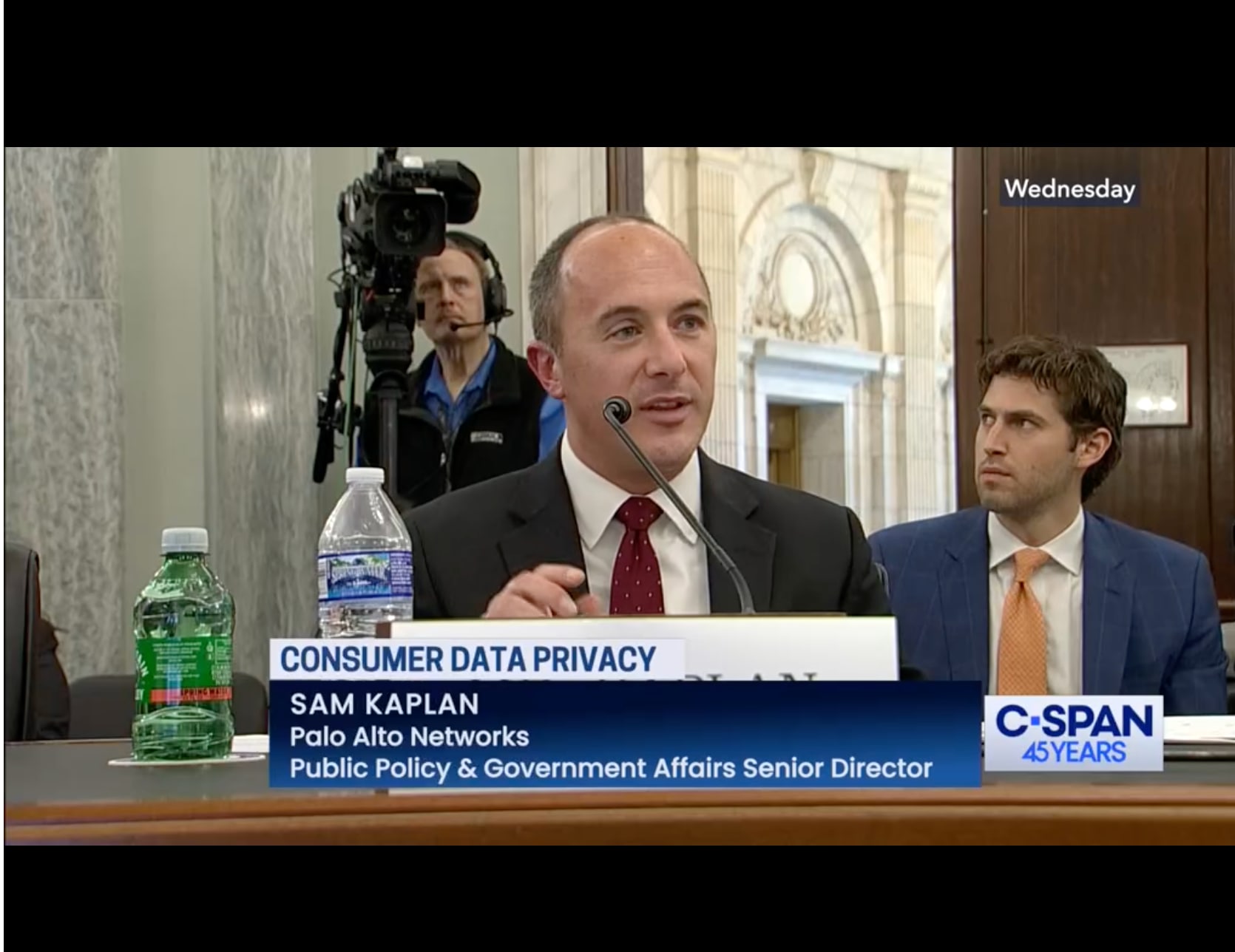 Sam Kaplan testimony on consumer data privacy.